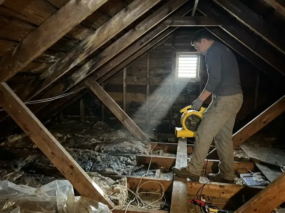 attic-water-damage-drying-proc-007 — frequently asked questions, Emergency Water Extraction & 24/7 Flood Response in Tremont…